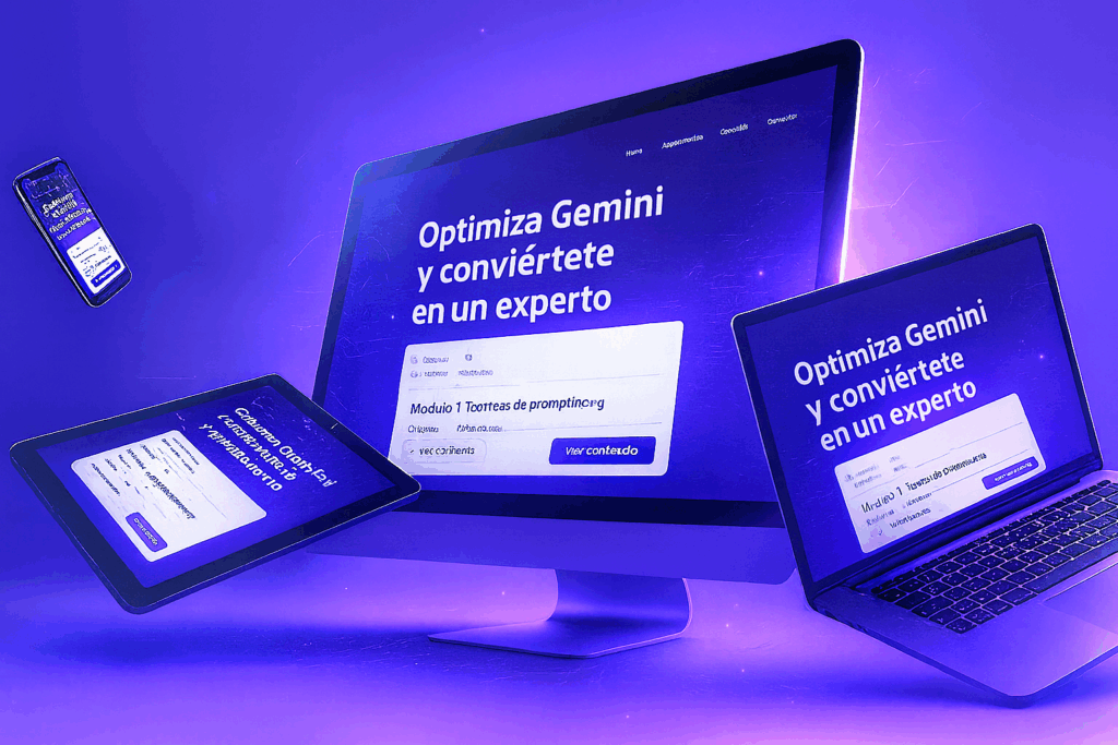Aula virtual Optimiza Gemini y conviértete en un experto