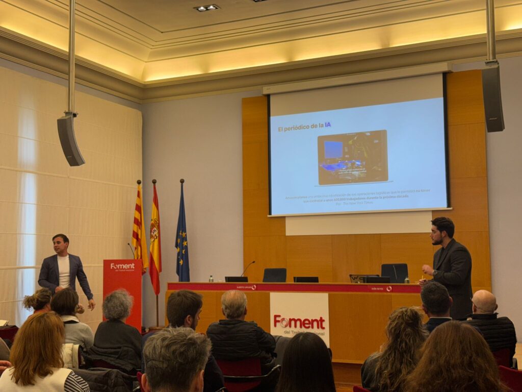 Máxima expectación con IA Experience en Foment del Treball Barcelona
