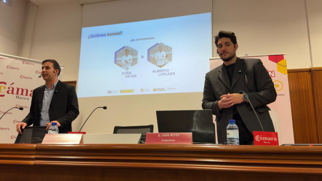 Cámara de huesca reúne 80 profesionales en el evento IA + Play Aragón Turismo