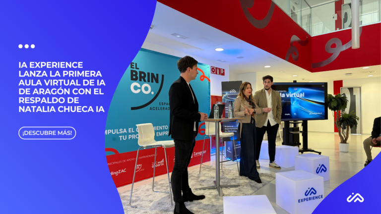IA Experience lanza la primera Aula Virtual de IA de Aragón con el respaldo de Natalia Chueca IA
