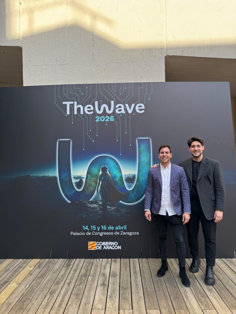 Ivan y Alberto IA Experience en la Inaguración de The Wave en Barcelona
