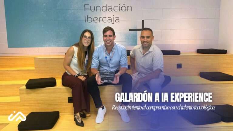 Galardon a IA Experience PRO-IN-TIC